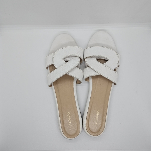 Kaanas Santorini Infinity Sandal white slide size 9 - Picture 5 of 6